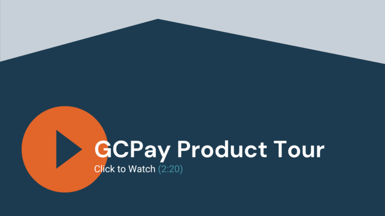 gcpay payment application software product demo video