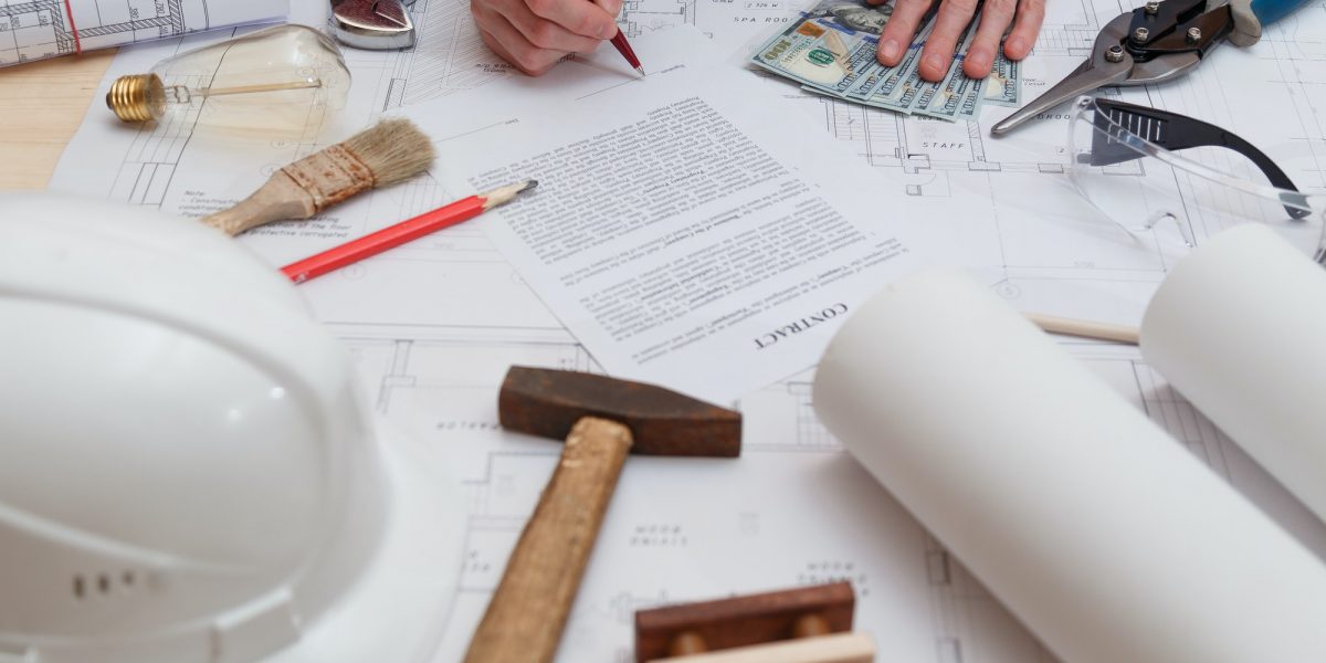 Signing of the contract and payment for construction and engineering works